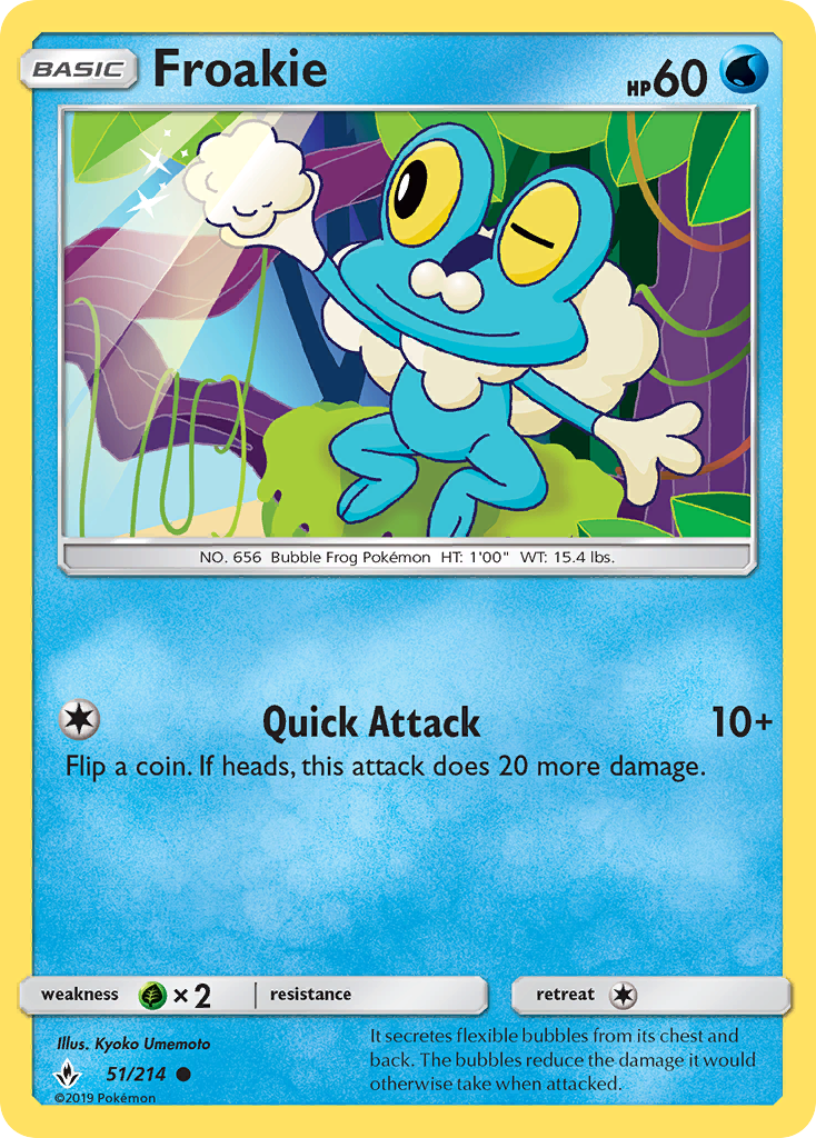 Froakie (51/214) [Sun & Moon: Unbroken Bonds] | Good Games Morley
