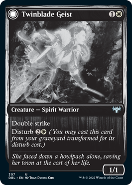 Twinblade Geist // Twinblade Invocation [Innistrad: Double Feature] | Good Games Morley