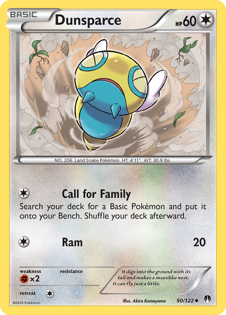 Dunsparce (90/122) [XY: BREAKpoint] | Good Games Morley