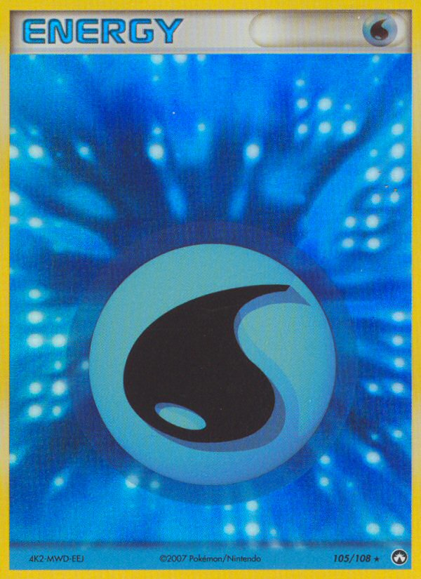 Water Energy (105/108) [EX: Power Keepers] | Good Games Morley