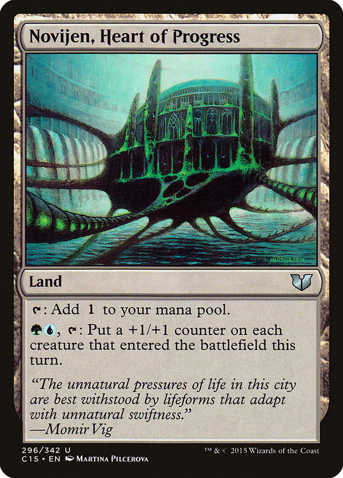 Novijen, Heart of Progress [Commander 2015] | Good Games Morley