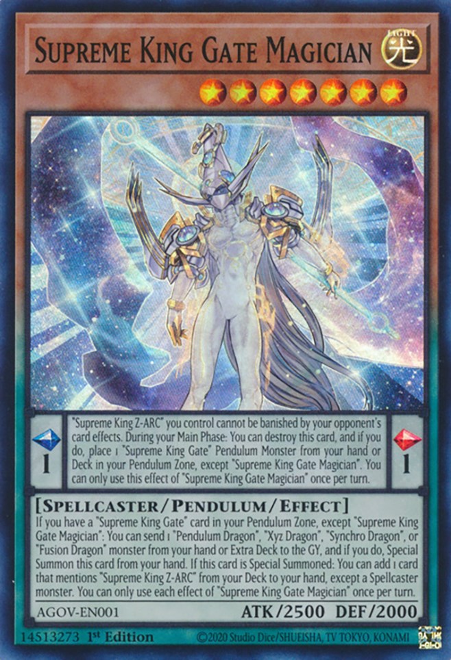 Supreme King Gate Magician [AGOV-EN001] Super Rare | Good Games Morley