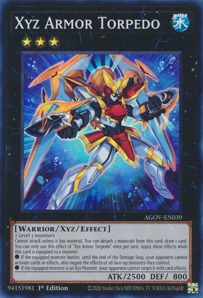 Xyz Armor Torpedo [AGOV-EN039] Super Rare | Good Games Morley