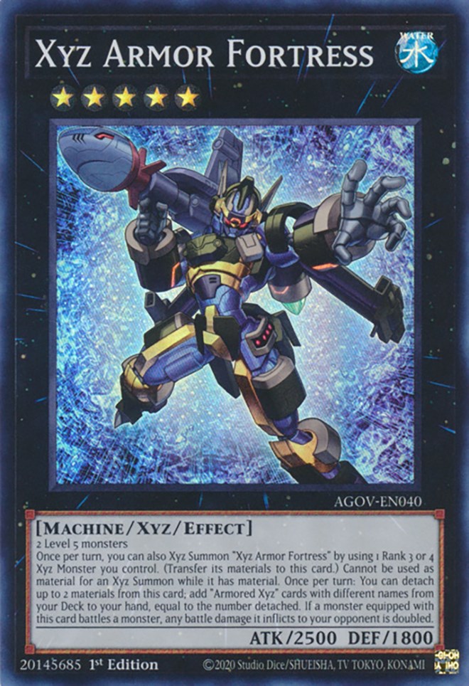 Xyz Armor Fortress [AGOV-EN040] Super Rare | Good Games Morley