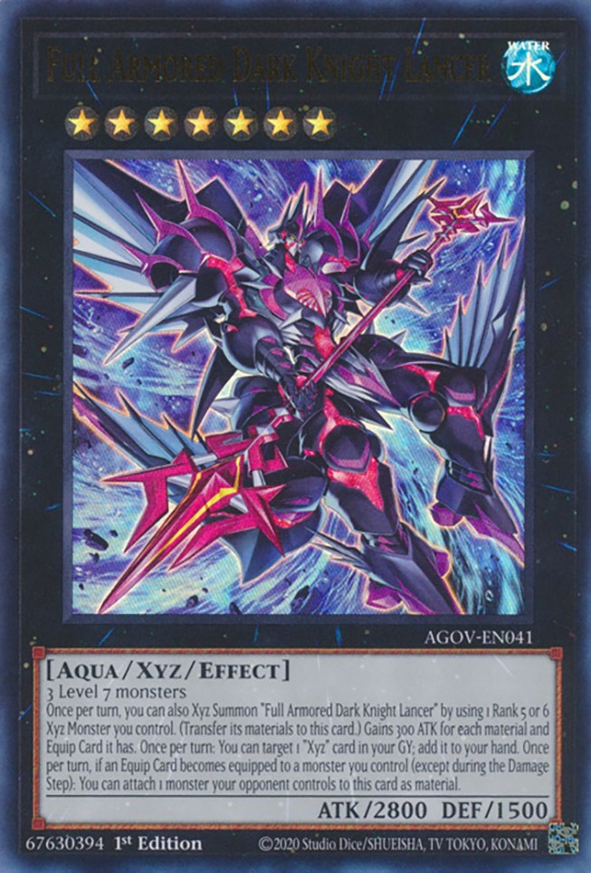 Full Armored Dark Knight Lancer [AGOV-EN041] Ultra Rare | Good Games Morley