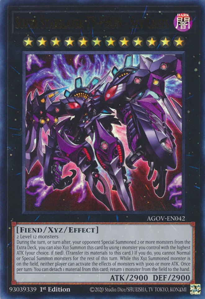 Super Starslayer TY-PHON - Sky Crisis [AGOV-EN042] Ultra Rare | Good Games Morley