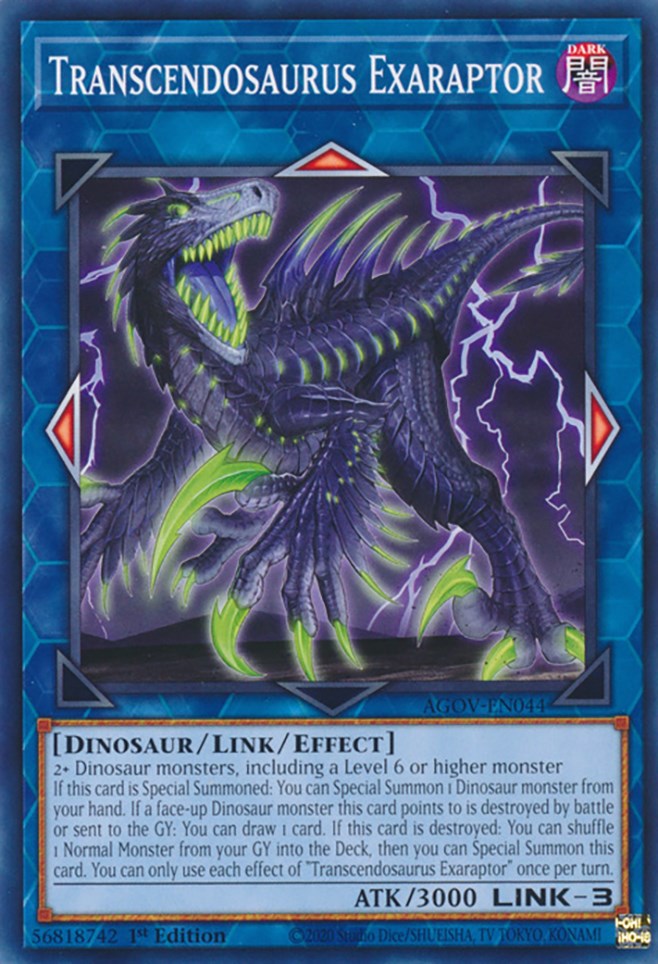 Transcendosaurus Exaraptor [AGOV-EN044] Common | Good Games Morley