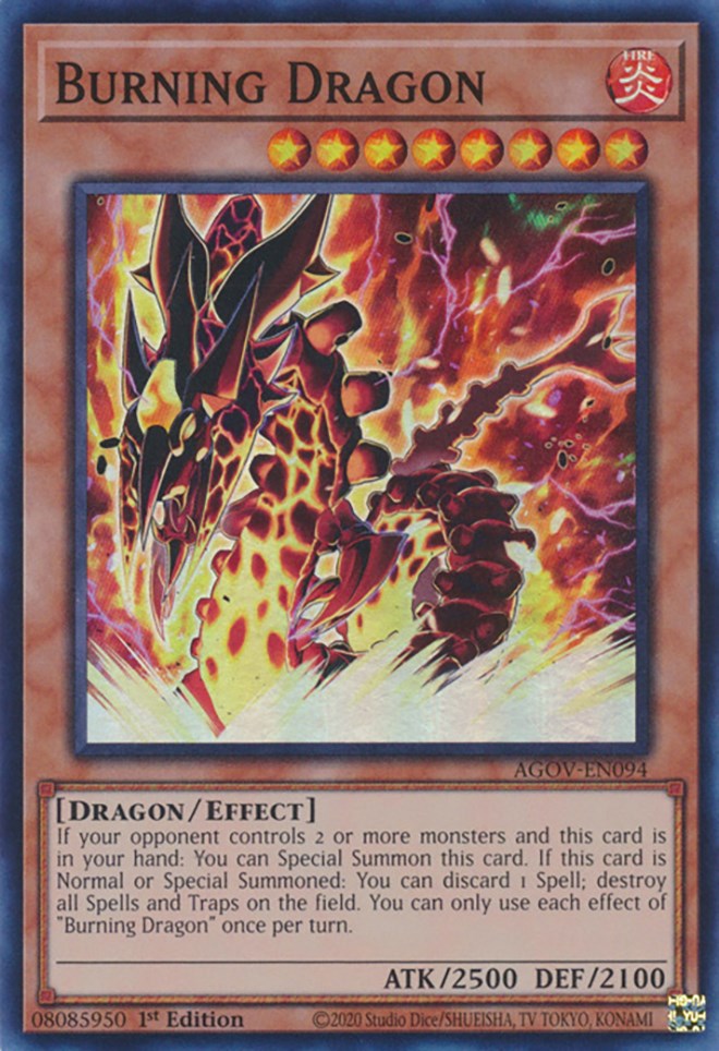 Burning Dragon [AGOV-EN094] Super Rare | Good Games Morley