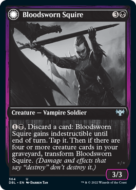 Bloodsworn Squire // Bloodsworn Knight [Innistrad: Double Feature] | Good Games Morley