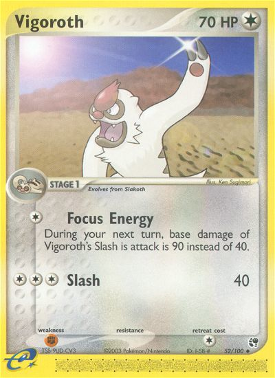 Vigoroth (52/100) [EX: Sandstorm] | Good Games Morley