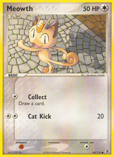 Meowth (69/112) [EX: FireRed & LeafGreen] | Good Games Morley