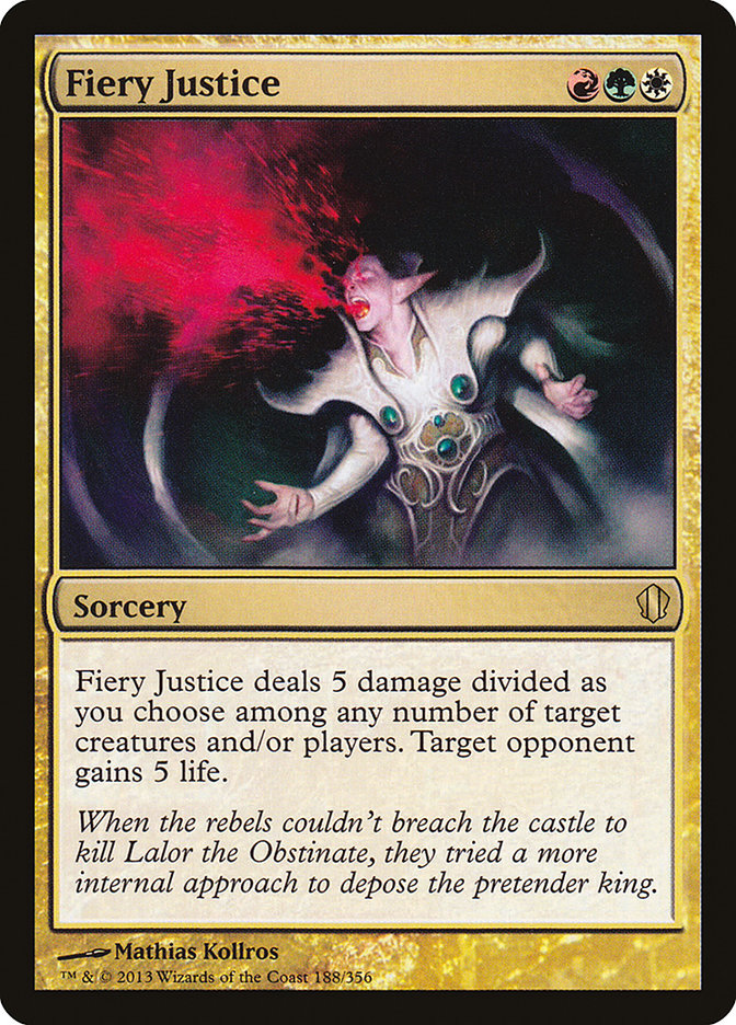 Fiery Justice [Commander 2013] | Good Games Morley