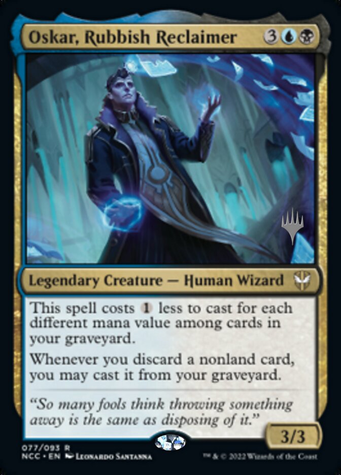 Oskar, Rubbish Reclaimer (Promo Pack) [Streets of New Capenna Commander Promos] | Good Games Morley