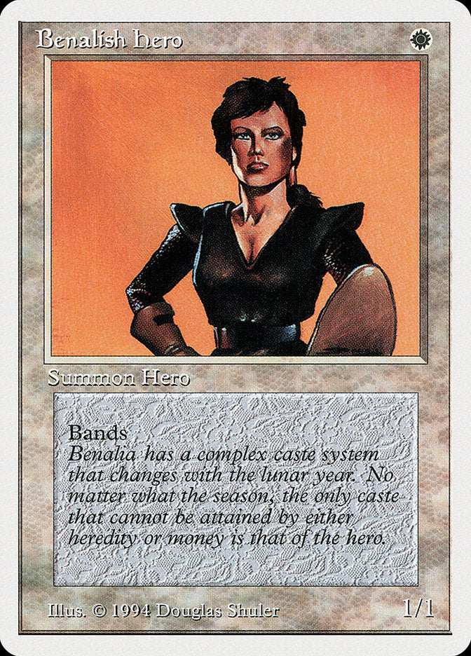Benalish Hero [Summer Magic / Edgar] | Good Games Morley