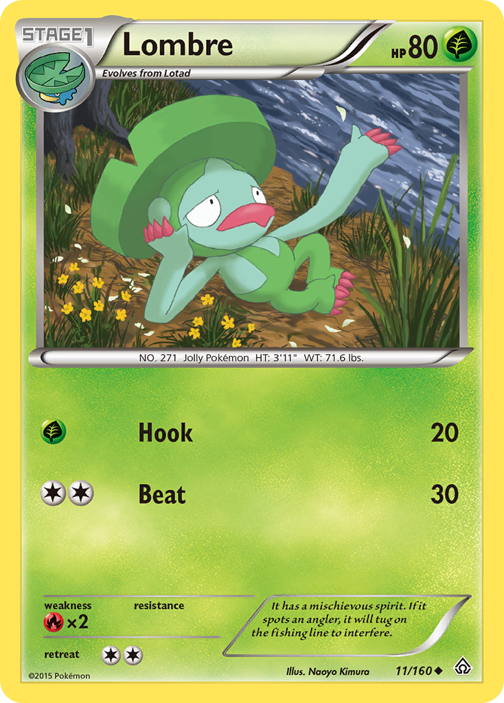 Lombre (11/160) [XY: Primal Clash] | Good Games Morley