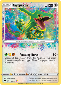 Rayquaza (138/185) [Sword & Shield: Vivid Voltage] | Good Games Morley