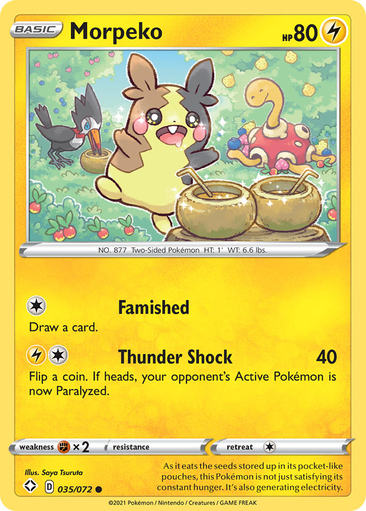 Morpeko (035/072) [Sword & Shield: Shining Fates] | Good Games Morley