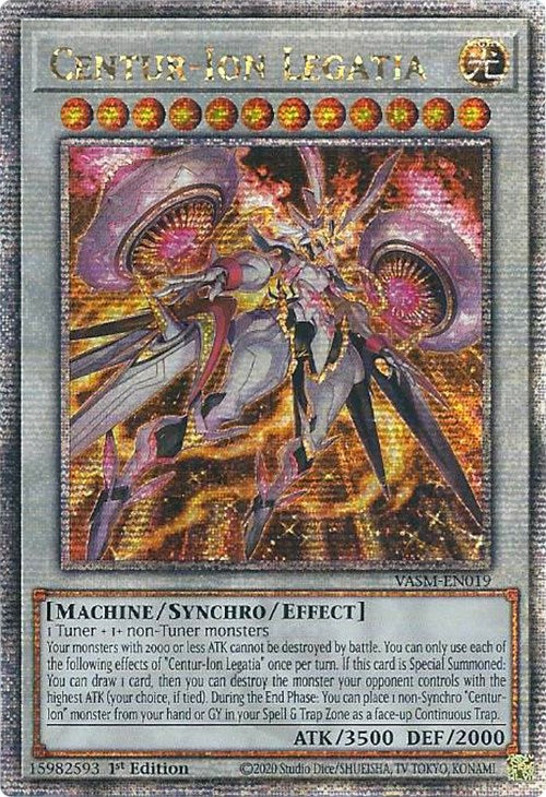 Centur-Ion Legatia (Quarter Century Secret Rare) [VASM-EN019] Quarter Century Secret Rare | Good Games Morley