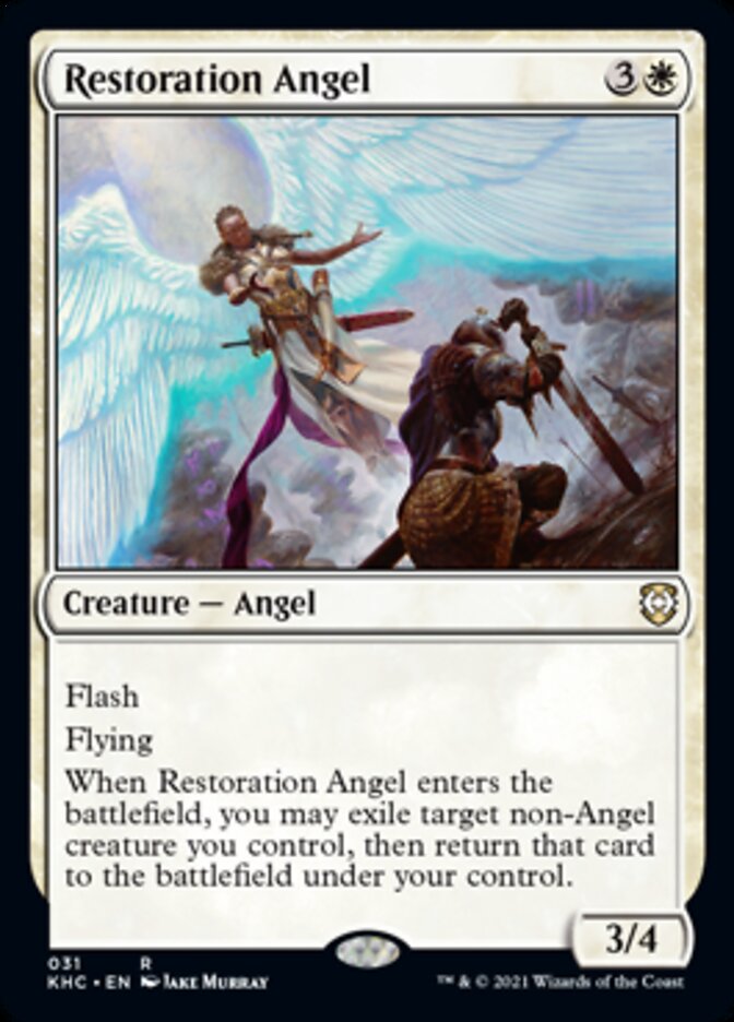 Restoration Angel [Kaldheim Commander] | Good Games Morley