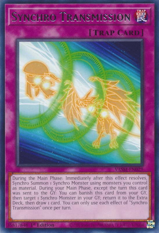 Synchro Transmission [VASM-EN029] Rare | Good Games Morley