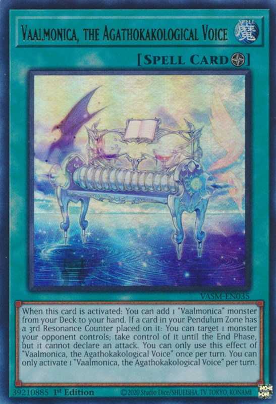 Vaalmonica, the Agathokakological Voice [VASM-EN035] Ultra Rare | Good Games Morley