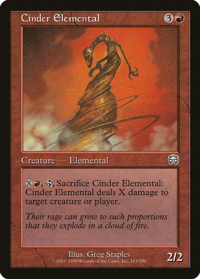 Cinder Elemental [Mercadian Masques] | Good Games Morley