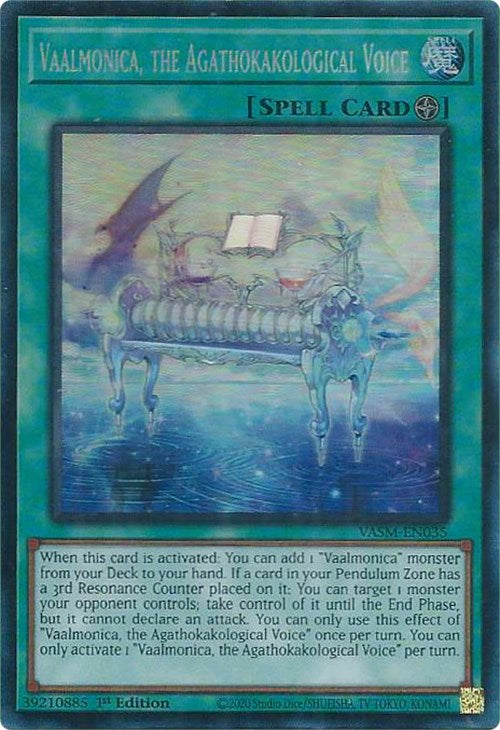 Vaalmonica, the Agathokakological Voice (CR) [VASM-EN035] Collector's Rare | Good Games Morley
