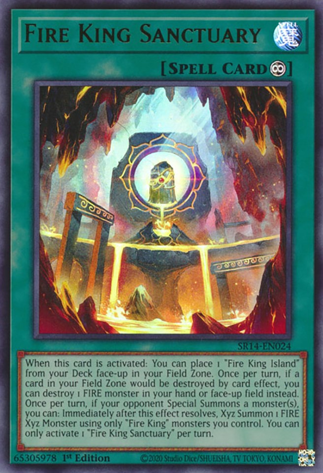 Fire King Sanctuary [SR14-EN024] Ultra Rare | Good Games Morley