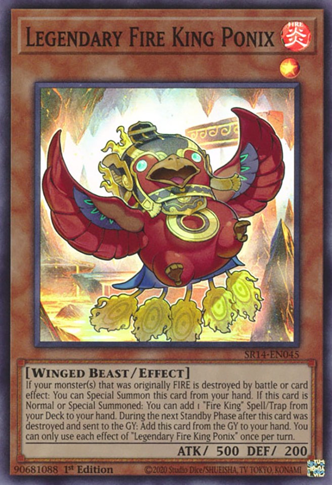 Legendary Fire King Ponix [SR14-EN045] Super Rare | Good Games Morley