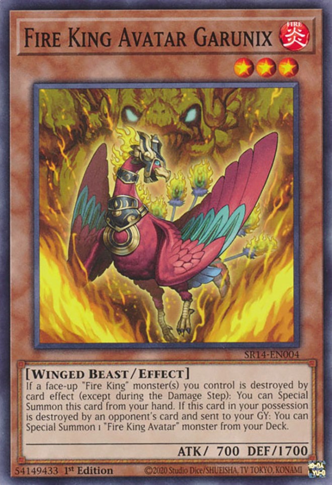 Fire King Avatar Garunix [SR14-EN004] Common | Good Games Morley
