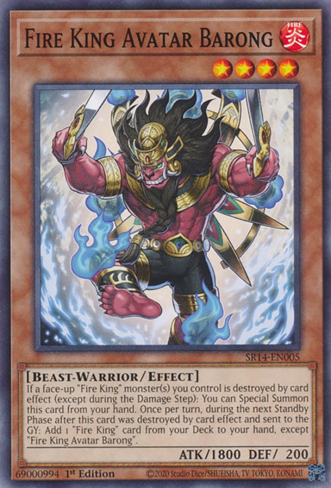 Fire King Avatar Barong [SR14-EN005] Common | Good Games Morley