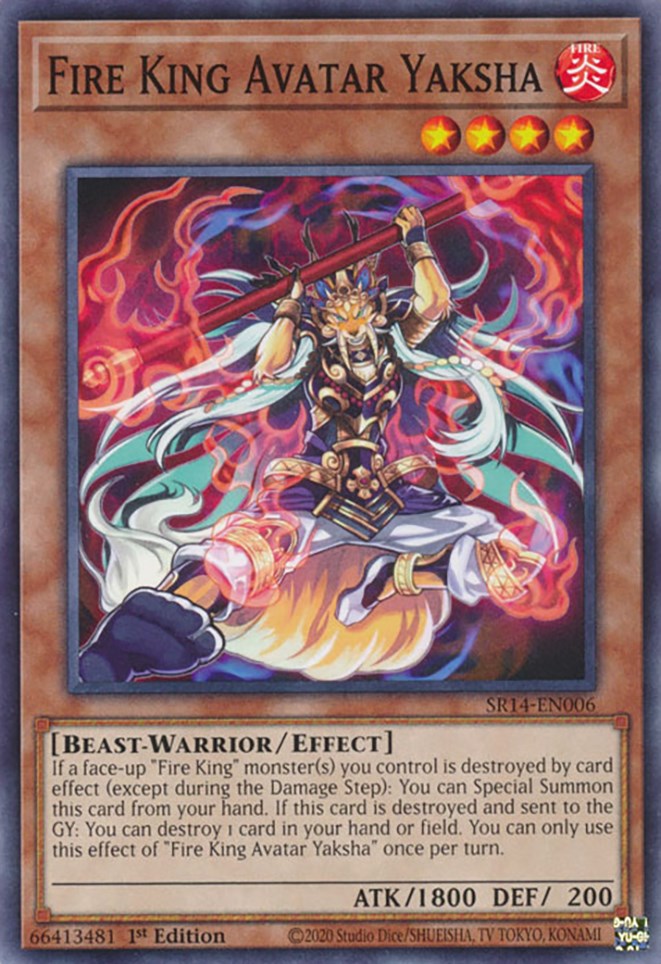 Fire King Avatar Yaksha [SR14-EN006] Common | Good Games Morley