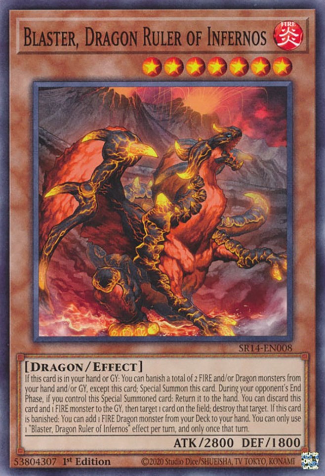 Blaster, Dragon Ruler of Infernos [SR14-EN008] Common | Good Games Morley