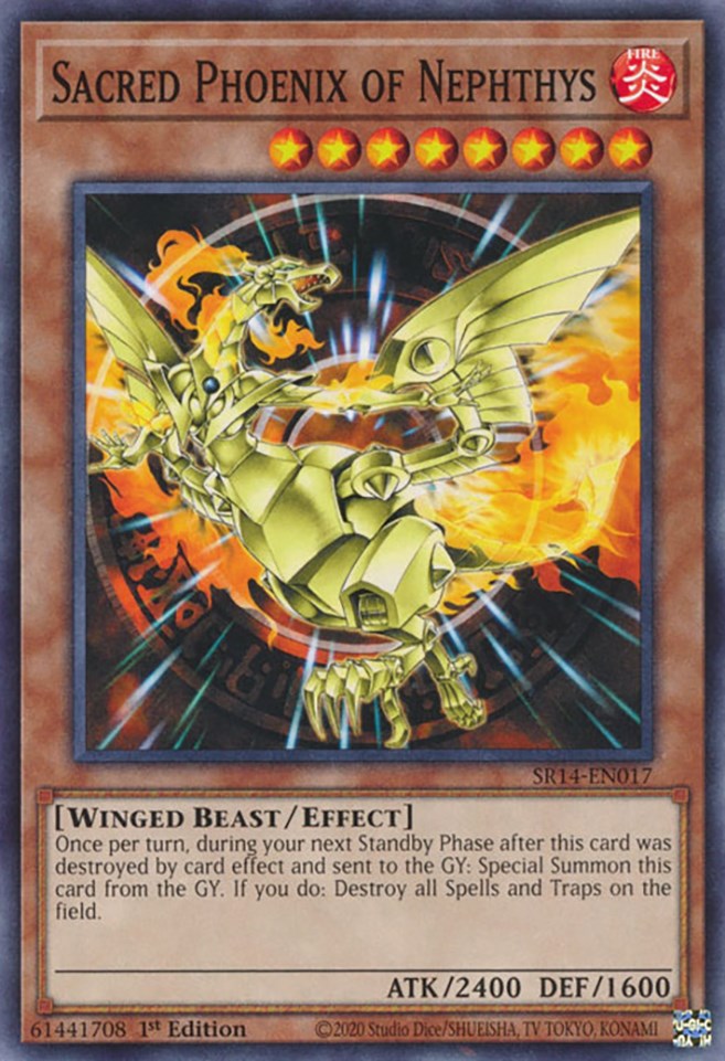 Sacred Phoenix of Nephthys [SR14-EN017] Common | Good Games Morley