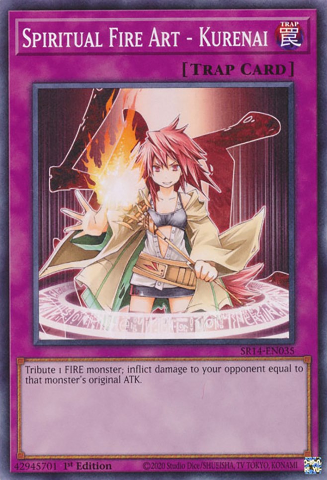 Spiritual Fire Art - Kurenai [SR14-EN035] Common | Good Games Morley