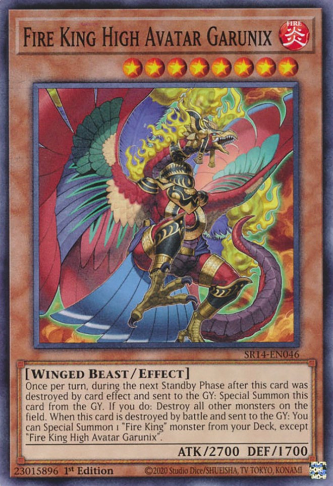 Fire King High Avatar Garunix [SR14-EN046] Common | Good Games Morley