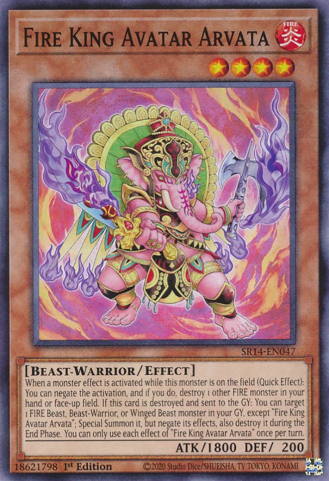 Fire King Avatar Arvata [SR14-EN047] Common | Good Games Morley