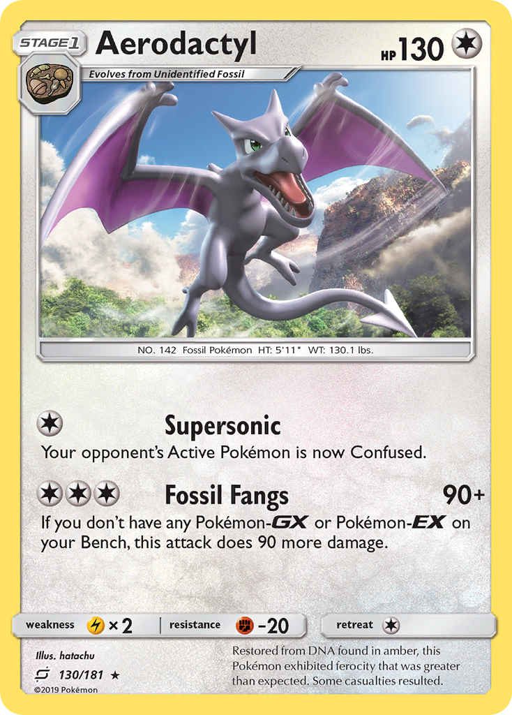 Aerodactyl (130/181) [Sun & Moon: Team Up] | Good Games Morley