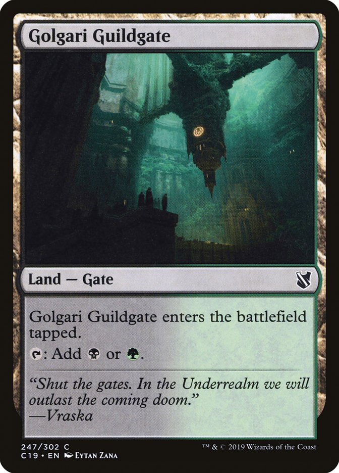 Golgari Guildgate [Commander 2019] | Good Games Morley