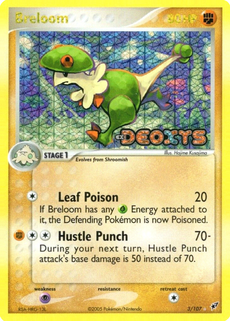 Breloom (3/107) (Stamped) [EX: Deoxys] | Good Games Morley