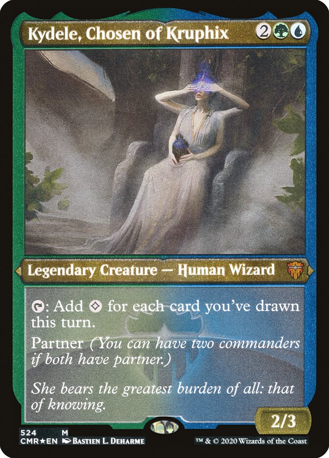 Kydele, Chosen of Kruphix (Etched) [Commander Legends] | Good Games Morley