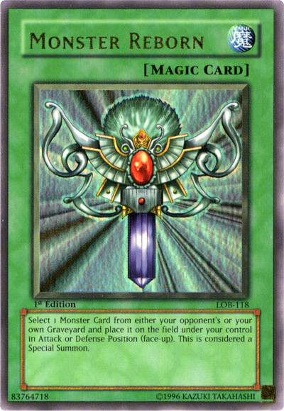 Monster Reborn [LOB-118] Ultra Rare | Good Games Morley