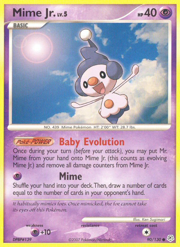 Mime Jr. (90/130) [Diamond & Pearl: Base Set] | Good Games Morley