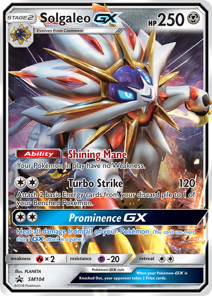 Solgaleo GX (SM104) [Sun & Moon: Black Star Promos] | Good Games Morley