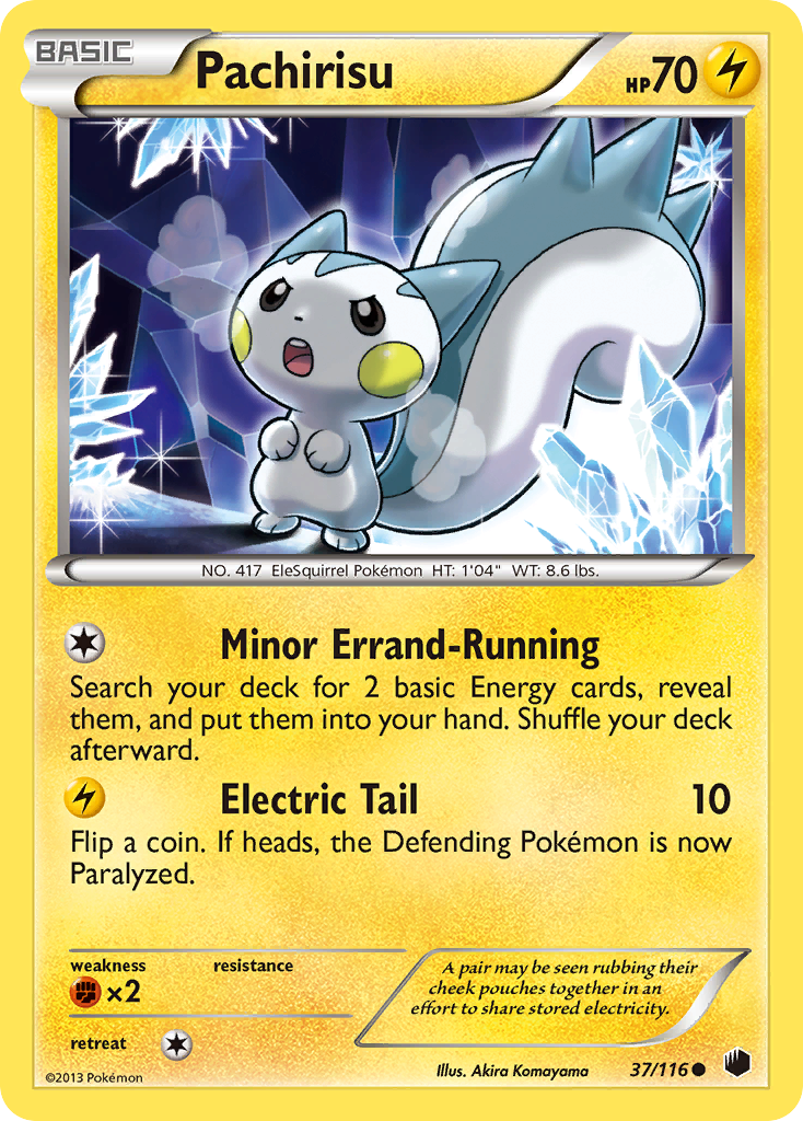 Pachirisu (37/116) [Black & White: Plasma Freeze] | Good Games Morley