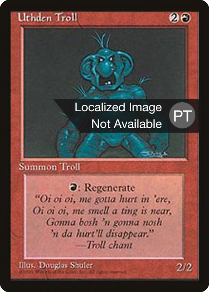 Uthden Troll [Fourth Edition (Foreign Black Border)] | Good Games Morley