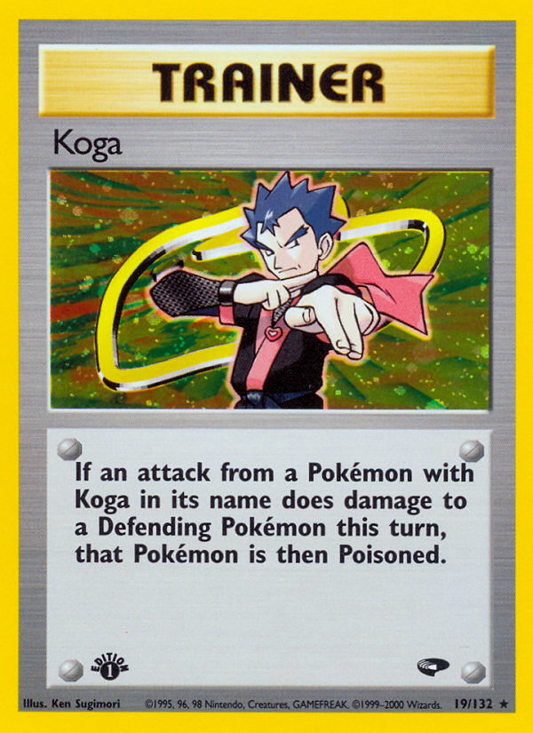 Koga (19/132) [Gym Challenge 1st Edition] | Good Games Morley