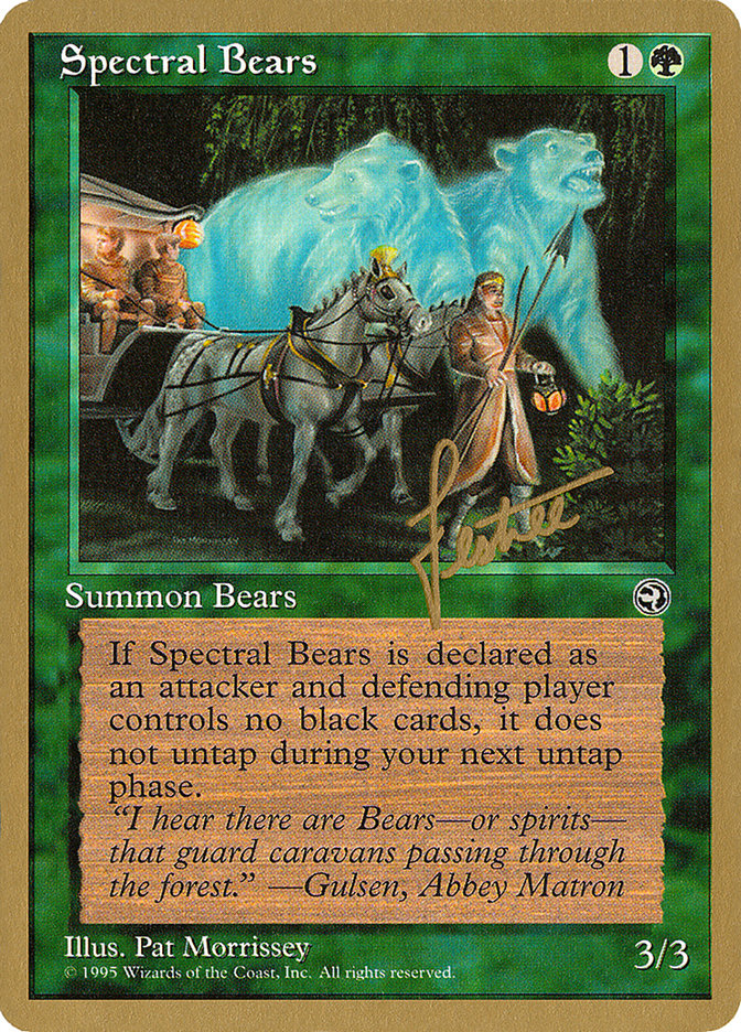 Spectral Bears (Bertrand Lestree) [Pro Tour Collector Set] | Good Games Morley