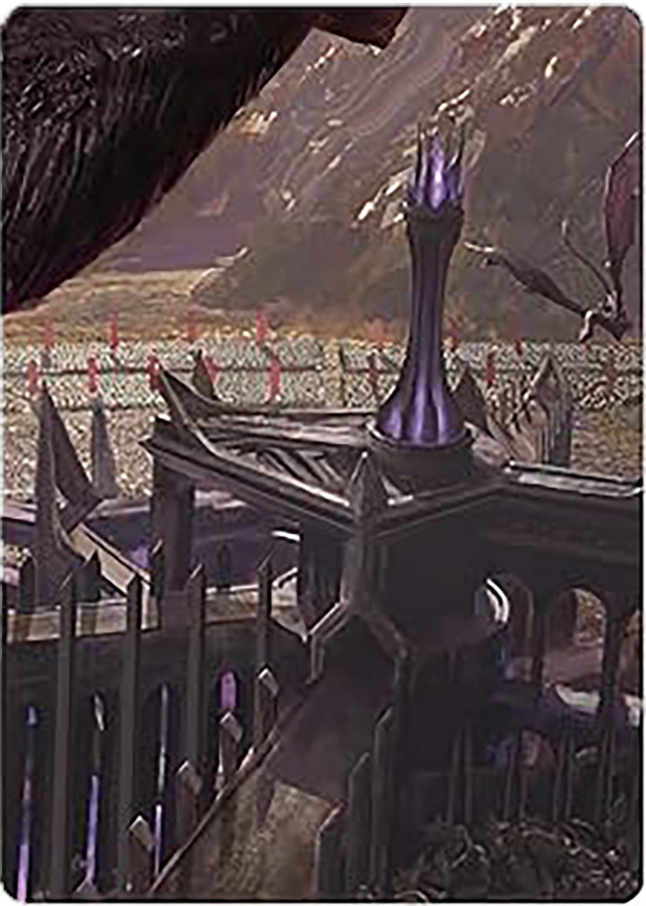 Minas Morgul, Dark Fortress Art Card [The Lord of the Rings: Tales of Middle-earth Art Series] | Good Games Morley