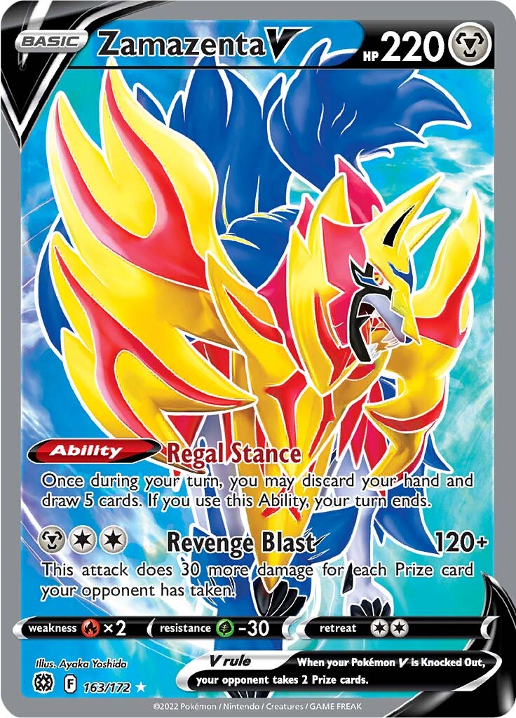 Zamazenta V (163/172) [Sword & Shield: Brilliant Stars] | Good Games Morley
